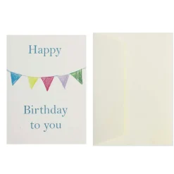 Postal Happy Birthay banderín