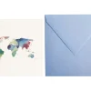 Postal Mapa mundi