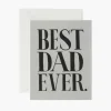 Postal Mejor Padre - Best Dad Ever Card - Rifle Paper