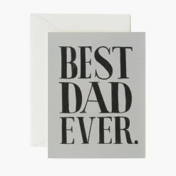Postal Mejor Padre - Best Dad Ever Card - Rifle Paper