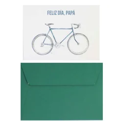 Postal PAPÁ Bicicleta