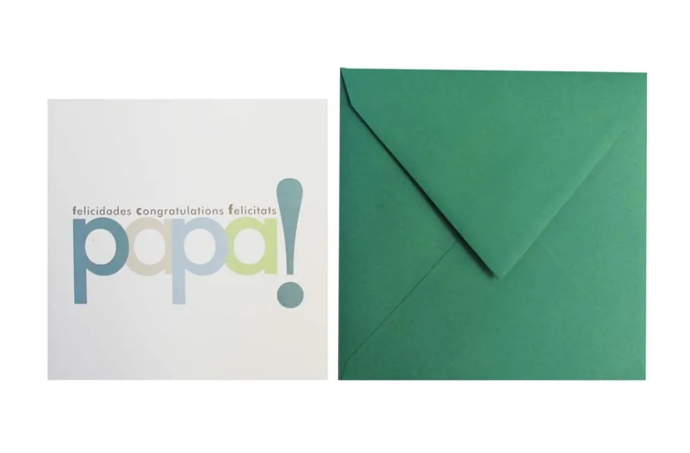 Postal texto Papá
