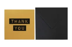 Postal Thank You oro