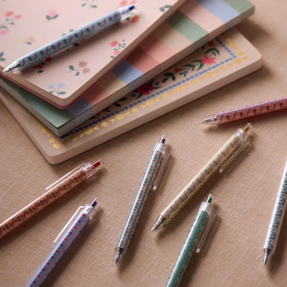 Set de 8 bolígrafos de gel Delphine - Rifle Paper Co
