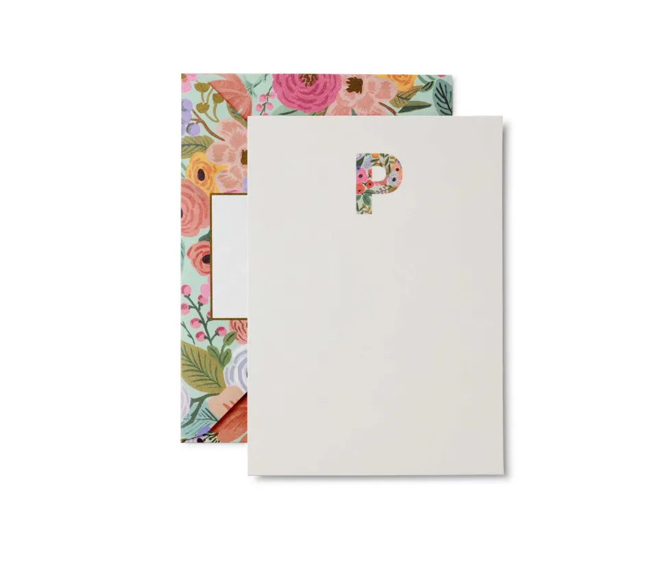 Set de escritura de cartas con Iniciales de A a Z - Rifle Paper Co.