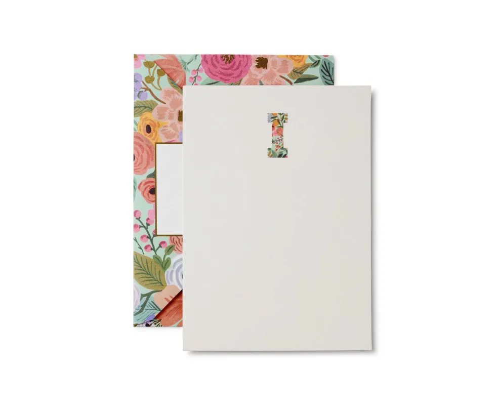 Set de escritura de cartas con Iniciales de A a Z - Rifle Paper Co.