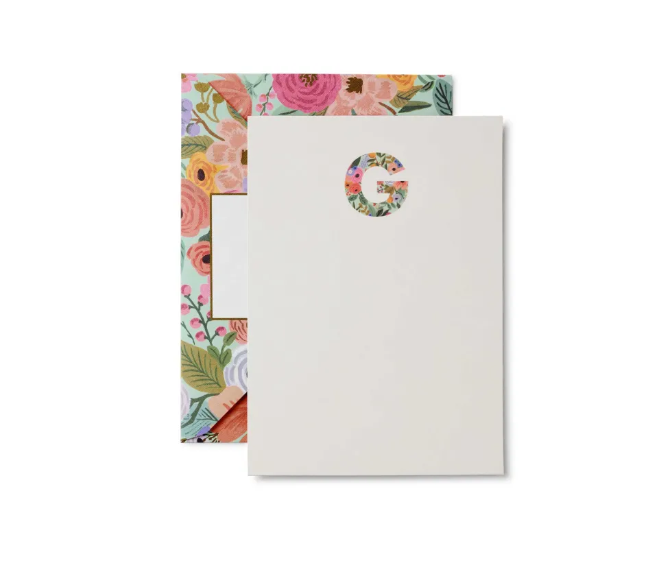 Set de escritura de cartas con Iniciales de A a Z - Rifle Paper Co.