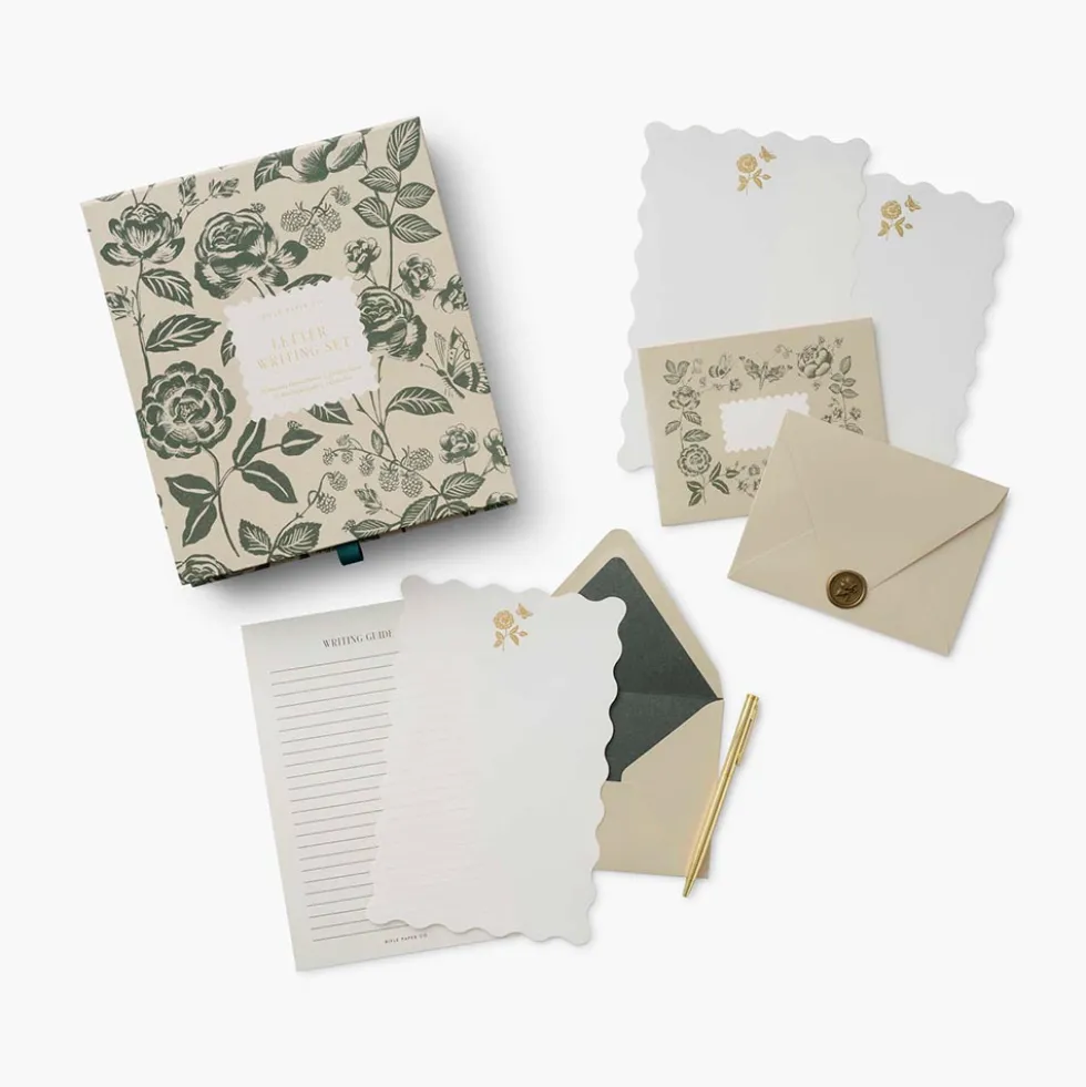 Set de escritura de cartas English Rose - Rifle Paper co.