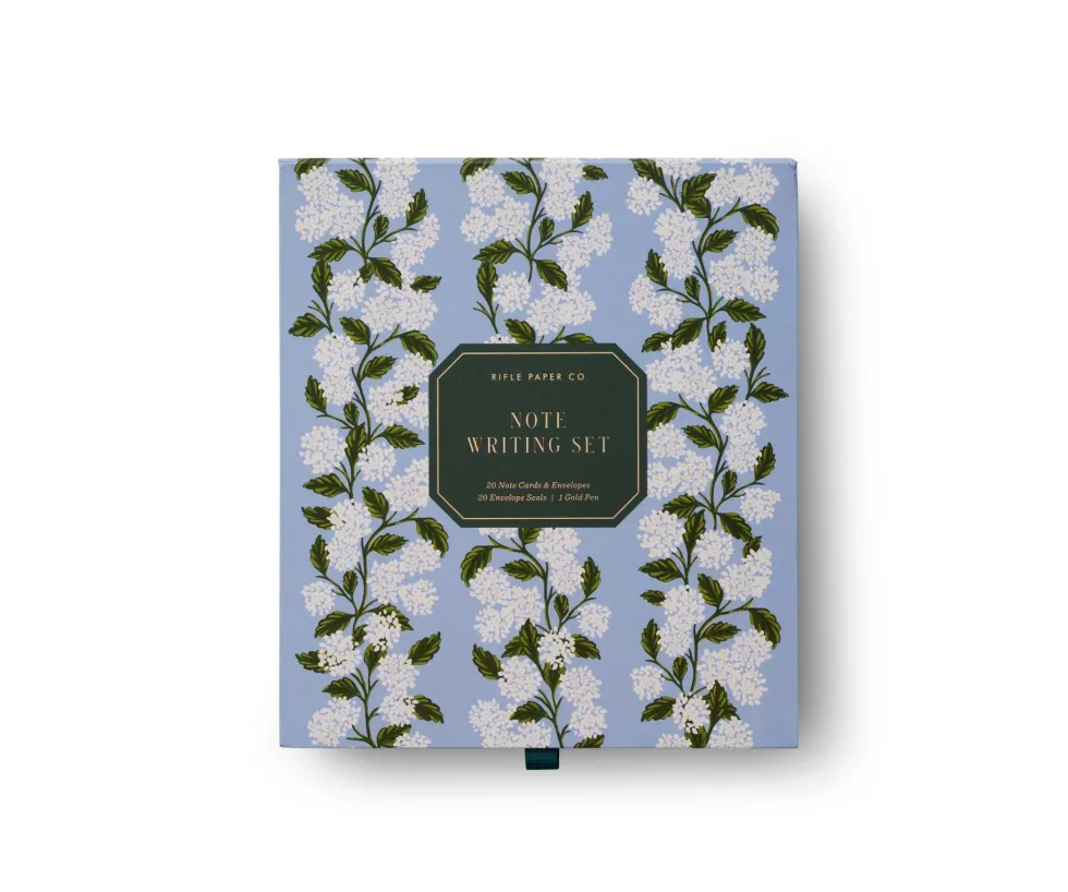 Set de escritura de cartas Hydrangea- Rifle Paper co