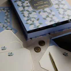 Set de escritura de cartas Hydrangea- Rifle Paper co