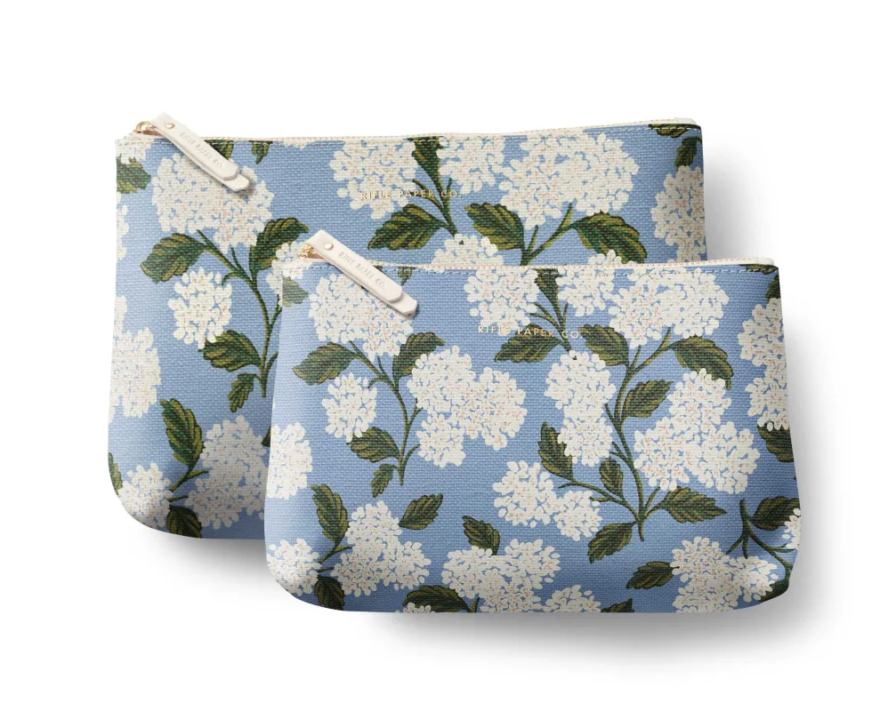 Set de 2 estuches Hydrangea - Rifle Paper Co.