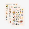 Set de 3 Hojas de Stickers Sheets - Rifle Paper