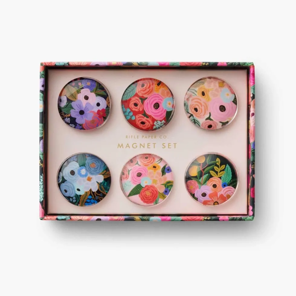 Set de 6 imanes de vidrio Garden Party - Rifle Paper Co