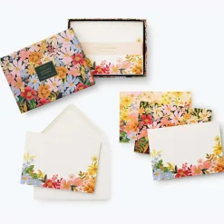 Set de 12 tarjetas para notas Marguerite - Rifle Paper co.