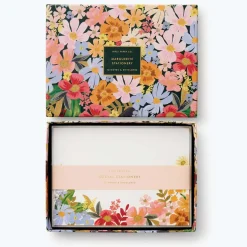 Set de 12 tarjetas para notas Marguerite - Rifle Paper co.