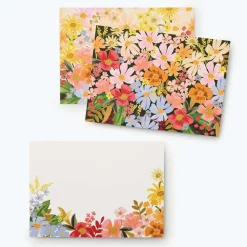 Set de 12 tarjetas para notas Marguerite - Rifle Paper co.
