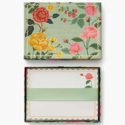 Set de 12 tarjetas para notas Roses - Rifle Paper co.