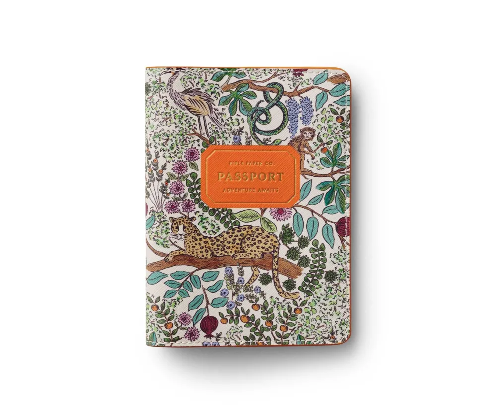 Set de viaje Funda Pasaporte y Etiqueta Equipaje Safari - Rifle Paper Co