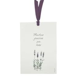 Tag A5 Lavanda Acuarela "Muchas Gracias"