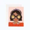 Tarjeta felicitación cumpleaños Headband Birthday Girl - Rifle Paper