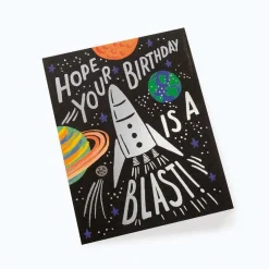 Tarjeta felicitación cumpleaños infantil Birthday Blast - Rifle Paper