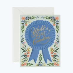 Tarjeta Postal Abuela World's Best Grandma - Rifle Paper