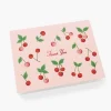 Tarjeta Postal Agradecimiento Cherries - Rifle Paper Co