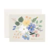 Tarjeta Postal Agradecimiento Garden Party Blue - Rifle Paper
