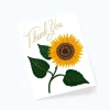 Tarjeta Postal Agradecimiento Girasol - Sunflower Thank You - Rifle Paper
