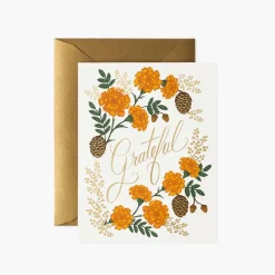 Tarjeta Postal agradecimiento Grateful Harvest - Rifle Paper Co