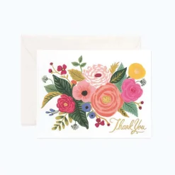 Tarjeta Postal Agradecimiento Juliet Rose Thank You - Rifle Paper