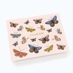Tarjeta Postal Agradecimiento Mariposas - Monarch Thank You - Rifle Paper