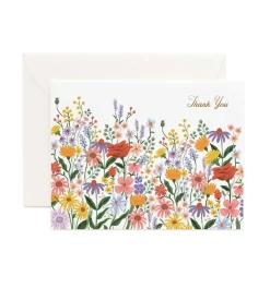 Tarjeta Postal Agradecimiento Prairie Garden - Rifle Paper co