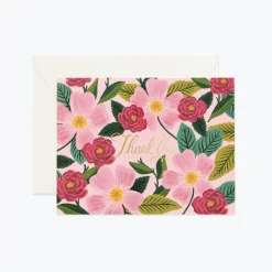 Tarjeta Postal Agradecimiento Rose Garden- Rifle Paper