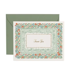 Tarjeta Postal Agradecimiento Rosette - Rifle Paper co