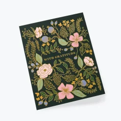 Tarjeta Postal Agradecimiento With Gratitude - Rifle Paper Co