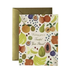 Tarjeta Postal Aliento - Fruitful Year Ahead - Rifle Paper Co