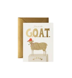 Tarjeta Postal Aliento - GOAT - Rifle Paper Co
