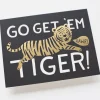 Tarjeta Postal Aliento - Go Get 'Em Tiger - Rifle Paper Co