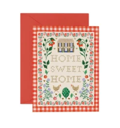 Tarjeta Postal Aliento - Home Sweet Home - Rifle Paper Co