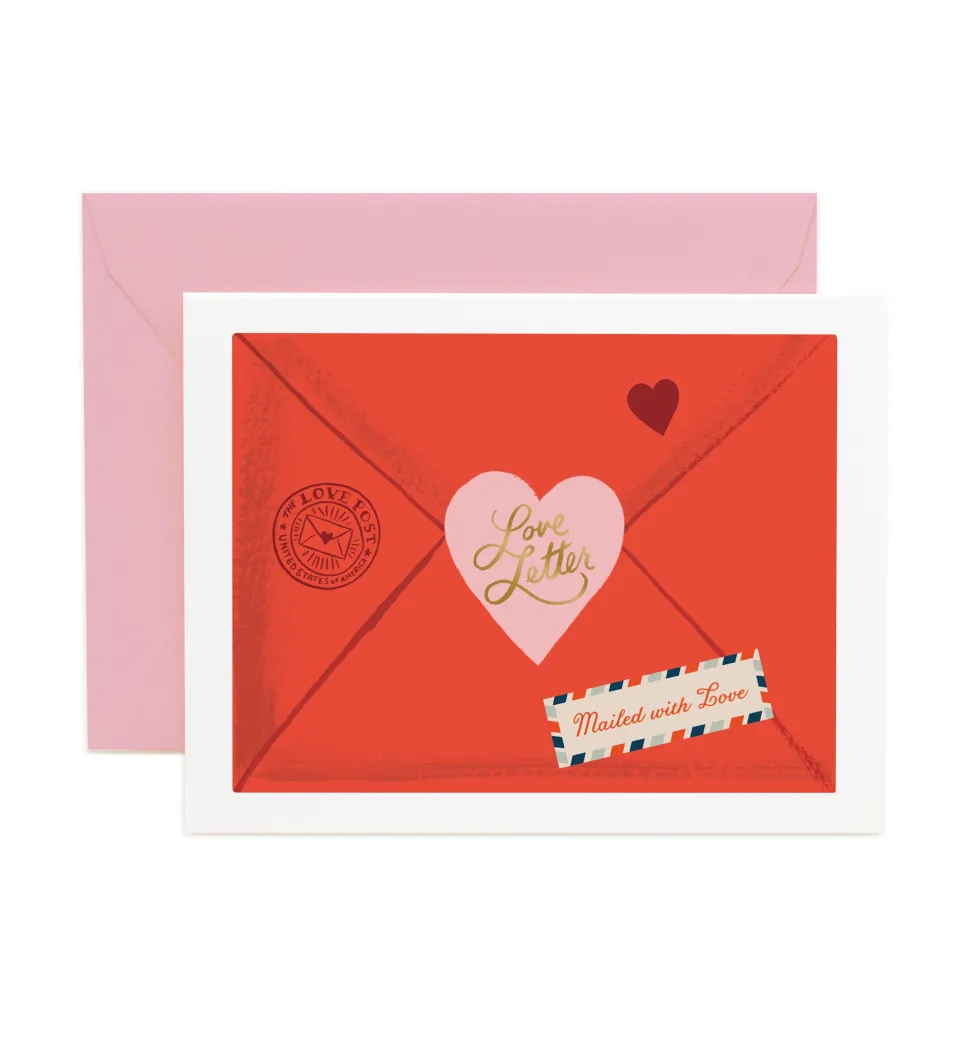 Tarjeta Postal Amor - Love Letter - Rifle Paper co.