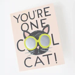 Tarjeta Postal amor o amistad Cool Cat - Rifle Paper