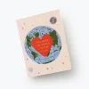 Tarjeta Postal amor o amistad You Make the World Better - Rifle Paper