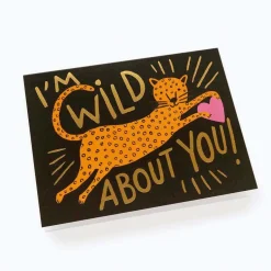Tarjeta Postal amor Wild About You - Rifle Paper