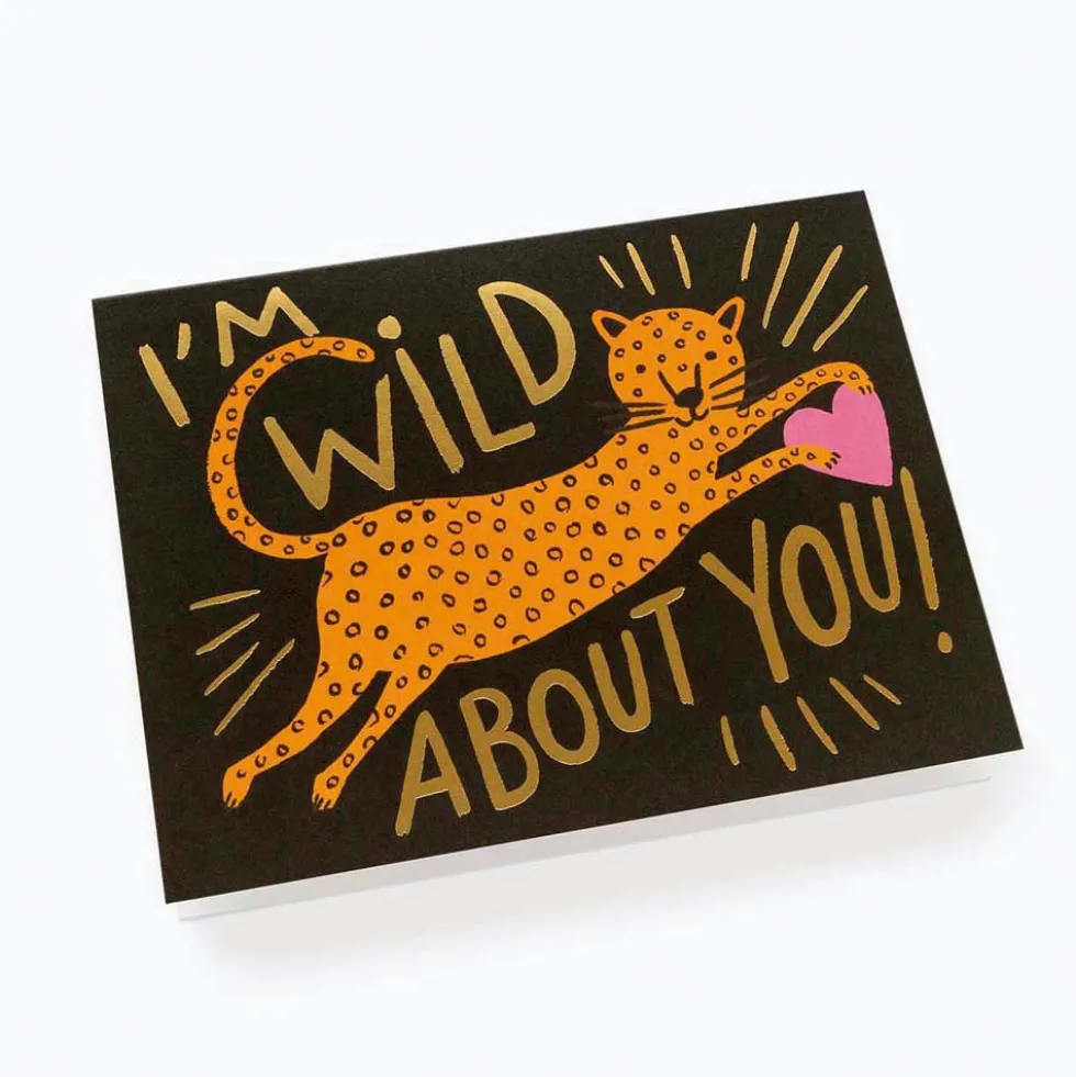 Tarjeta Postal amor Wild About You - Rifle Paper