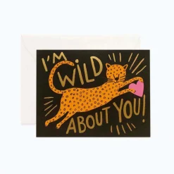 Tarjeta Postal amor Wild About You - Rifle Paper