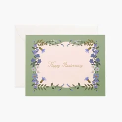 Tarjeta Postal Aniversario Boda Wildwood - Rifle Paper Co