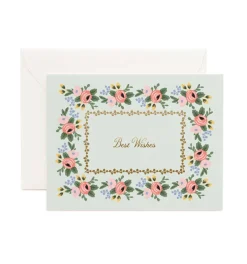 Tarjeta Postal Best Wishes - Rifle Paper Co