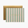 Tarjeta postal cumpleaños Cabana Stripe - Rifle Paper Co