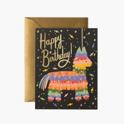 Tarjeta postal cumpleaños Pinata - Rifle Paper Co